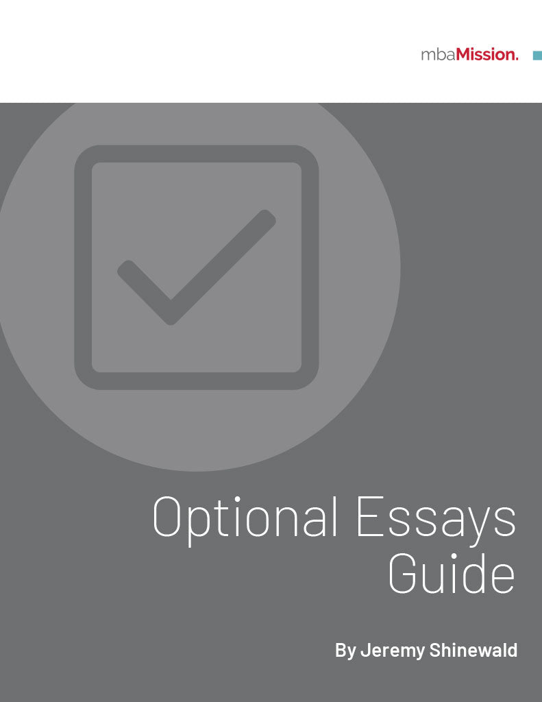 mbaMission Optional Essays Guide