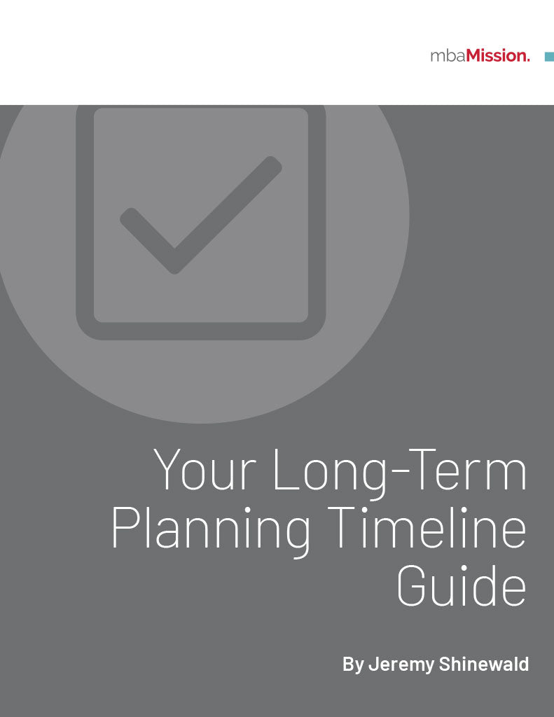 mbaMission Long-Term Planning Guide