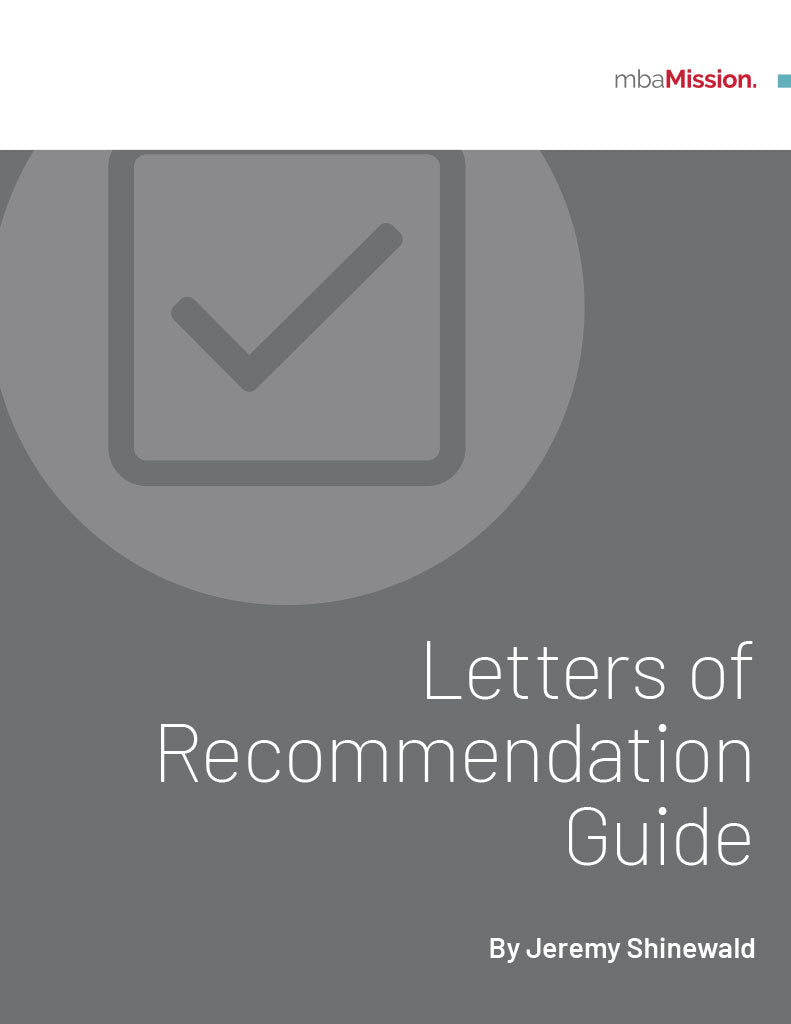 mbaMission Letters of Recommendation Guide