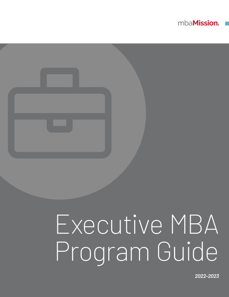 Executive MBA Program Guide