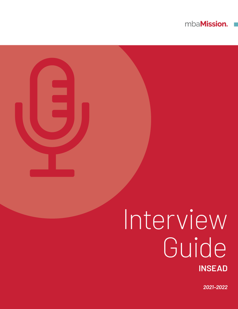 INSEAD Interview Guide