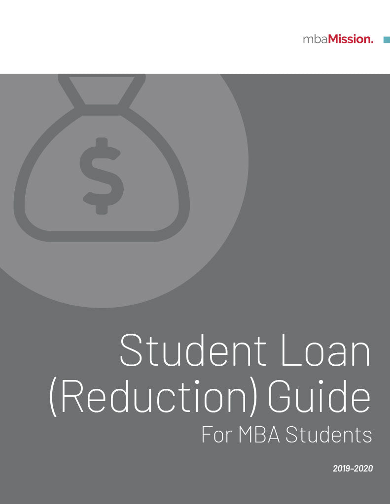 MBA Student Loan Reduction Guide